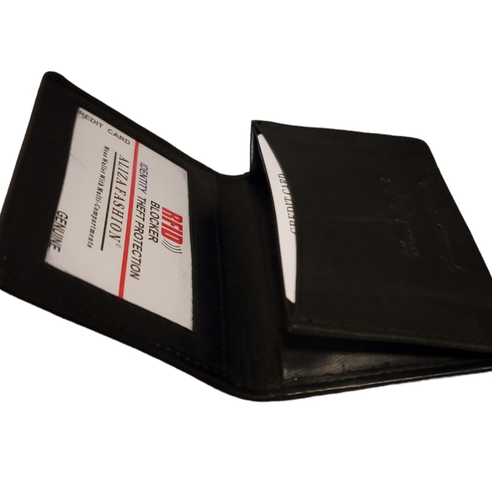 Multi-Function Waterproof Leather RFID Blocking card holder